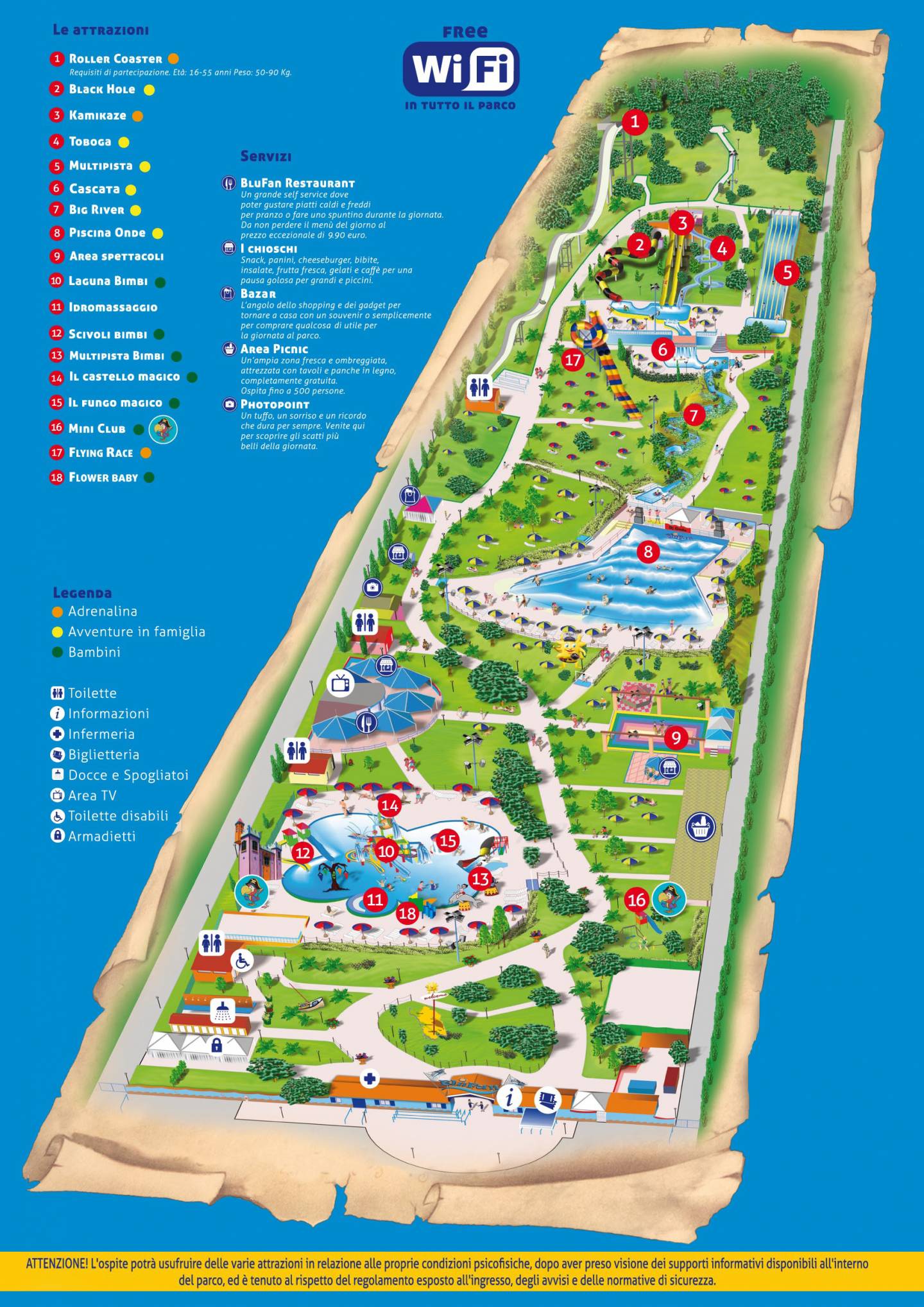 Cartina del Parco