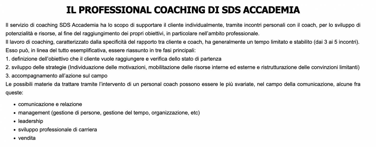 SDS Accademia