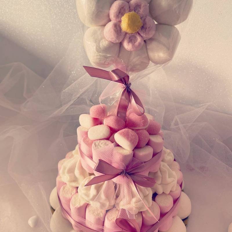 Mini Wedding Cake con Fiore
