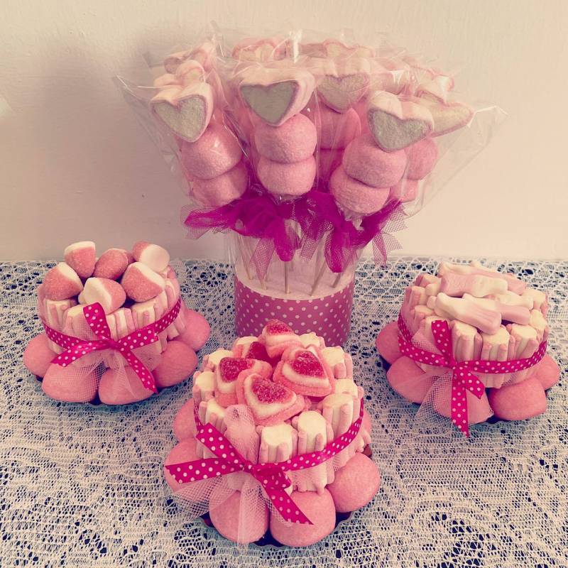 Mini Candy Table Rosa Fucsia