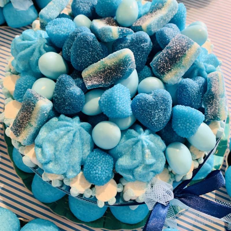 Torta Caramelle e Confetti Bluette