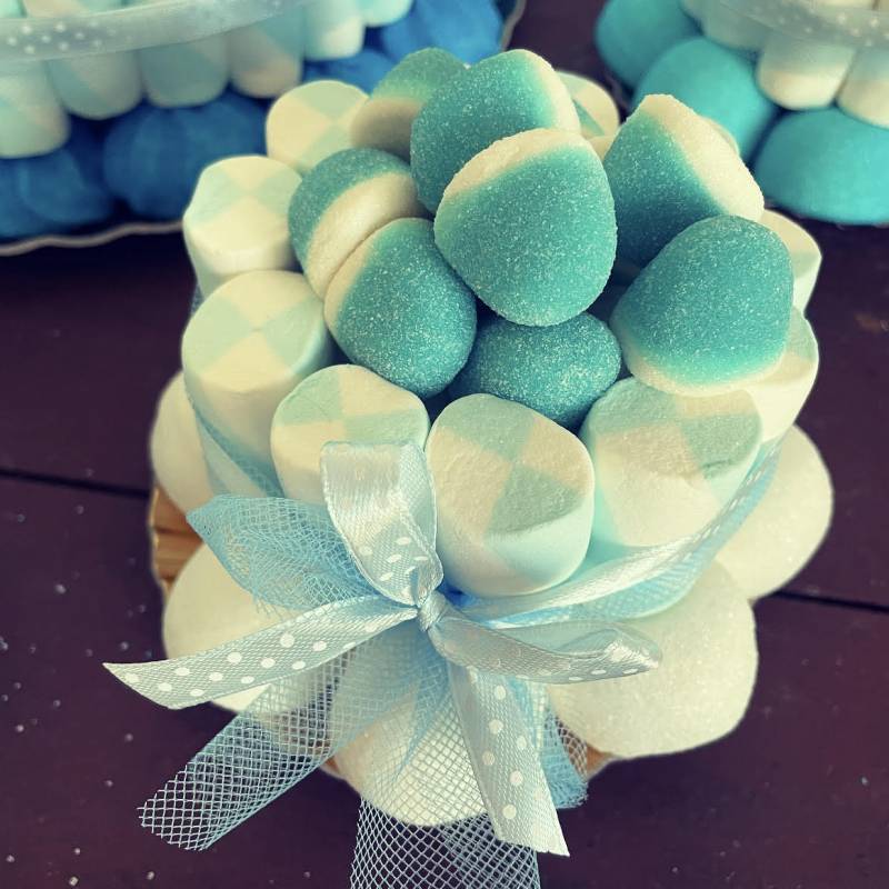 Mini Candy Cake Azzurro Pastello