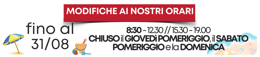 ORARIO ESTIVO