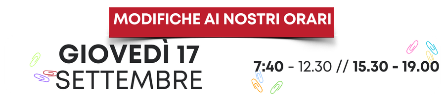 GIOVEDì 17/09/2026