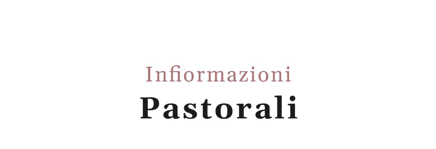 informazioni parrocchiali