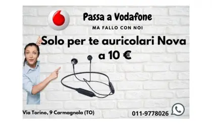 Auricolari scontati se passi a Vodafone